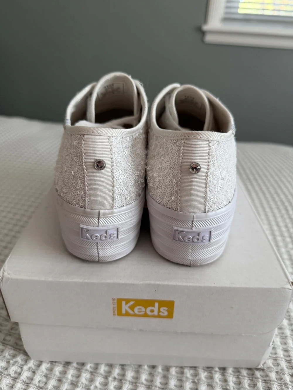Keds Triple Up Sequins Platform Sneakers